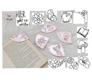 ADVENTSKALENDER 3. Dezember - Stickserie ITH - Buchecken Motive